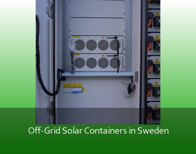 Off-Grid Solar Containers in Sweden